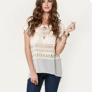 Lulu's crochet tee